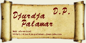 Đurđa Palamar vizit kartica